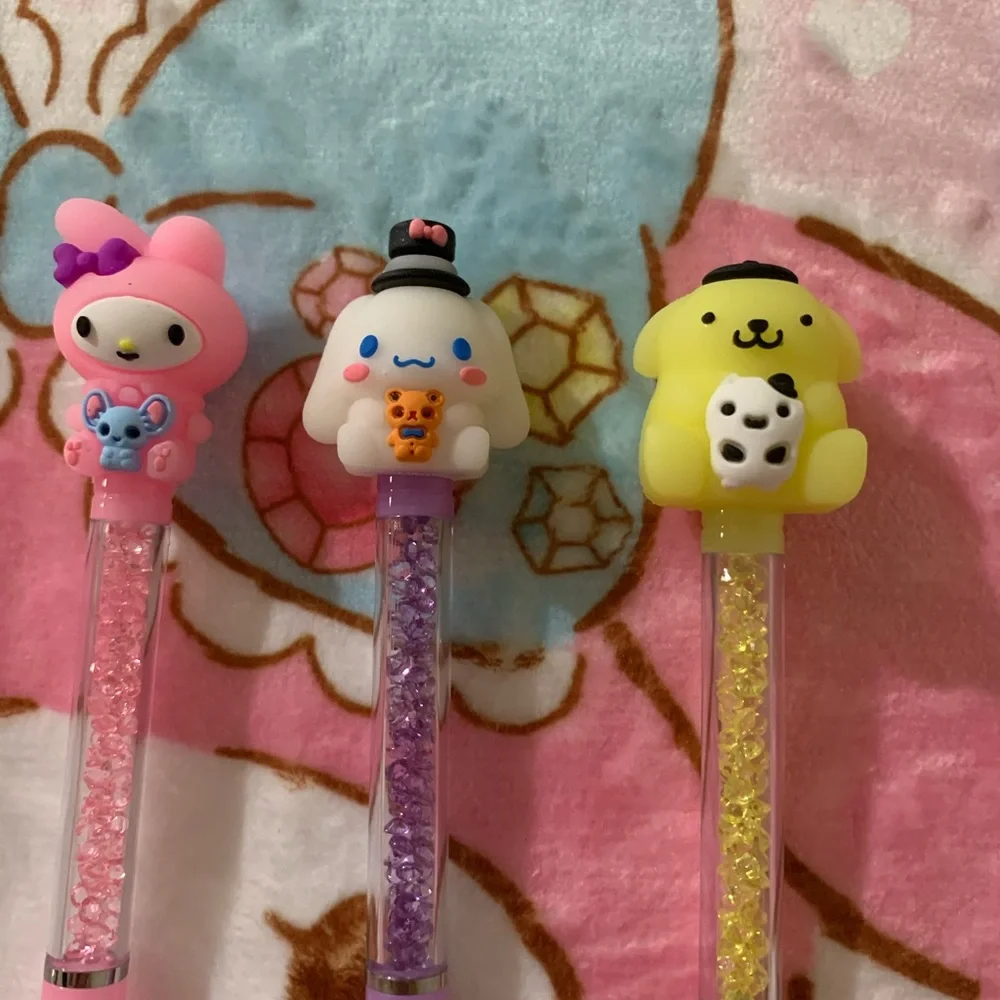 Set of 3 Sanrio Pens (My Melody, Cinnamoroll and Pompompurin)
